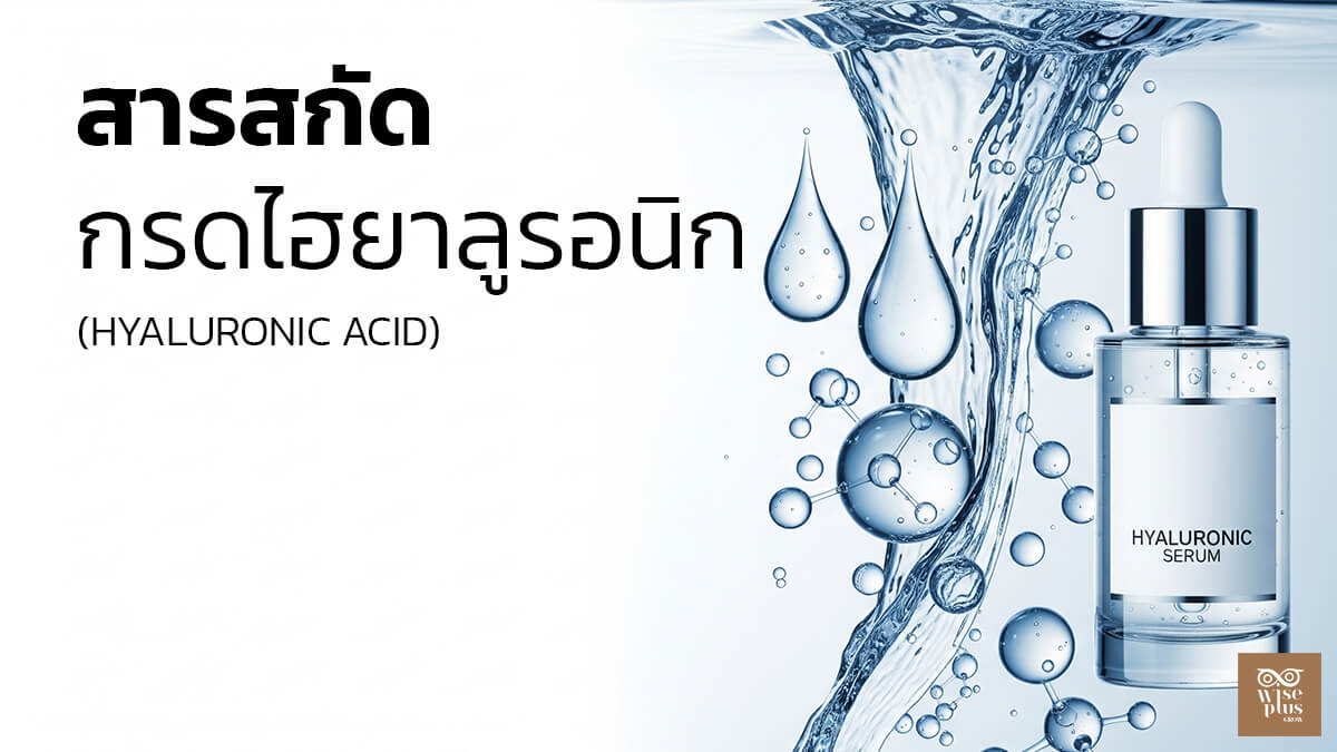 กรดไฮยาลูรอนิกเพิ่มความชุ่มชื้นผิว