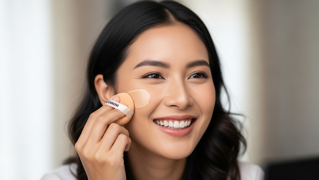 Apply foundation to make your face smooth