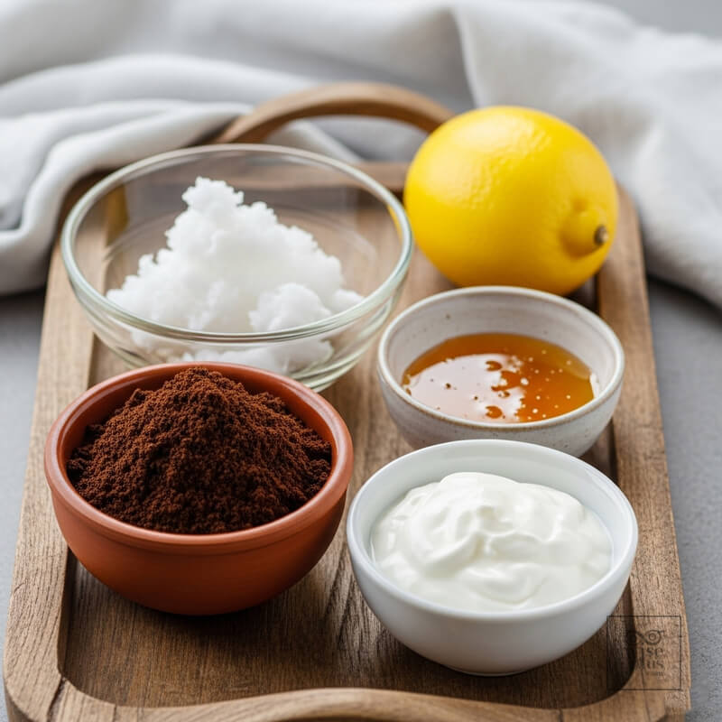 ส่วนผสมสครับกากกาแฟทำเอง