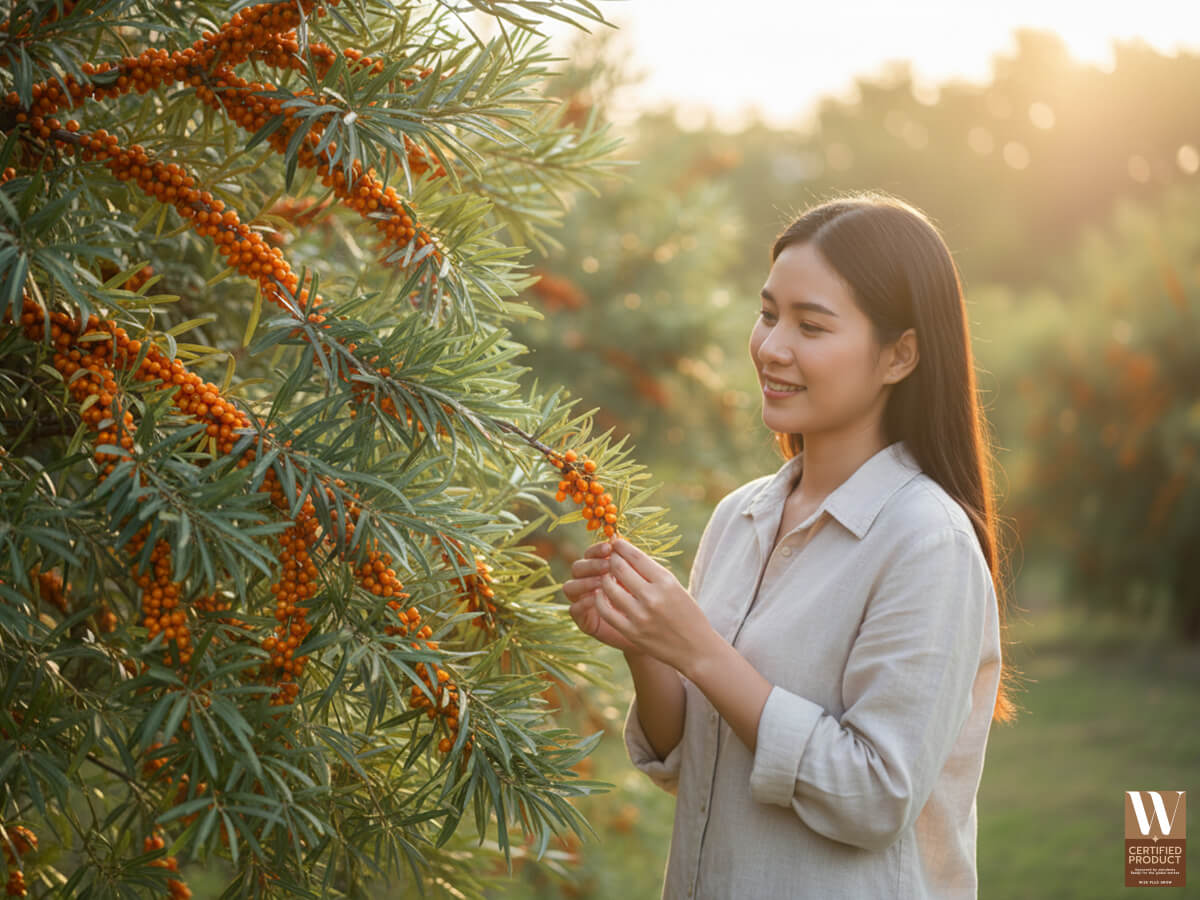 ซีบัคธอร์นมีคุณสมบัติต้านการอักเสบและช่วยเสริมภูมิคุ้มกันของร่างกาย