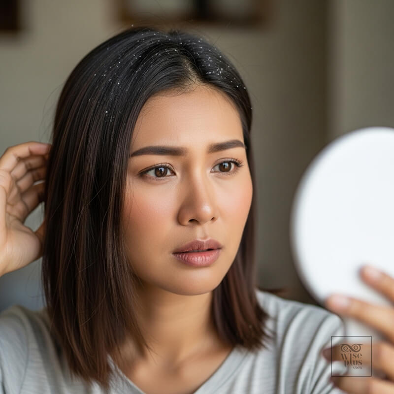 อาการรังแคขุยขาวคันหนังศีรษะ