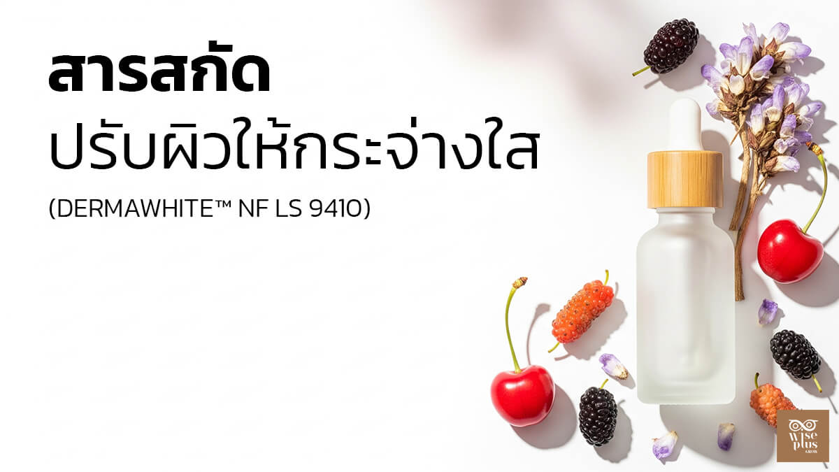 สารสกัดธรรมชาติ DERMAWHITE เพื่อผิวกระจ่างใสอย่างปลอดภัย