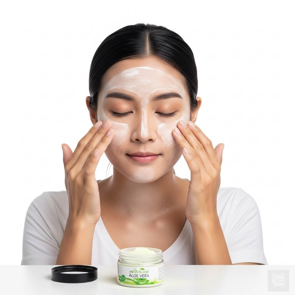 ว่านหางจระเข้ช่วยฟื้นฟูผิวแห้งให้ชุ่มชื้น