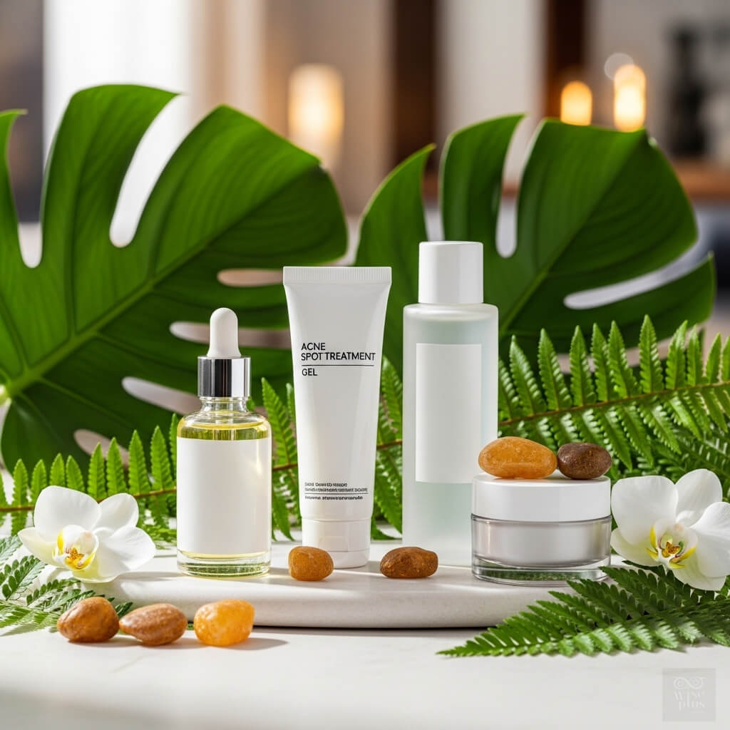 ผลิตภัณฑ์สกินแคร์ที่มีส่วนผสม Succinic Acid