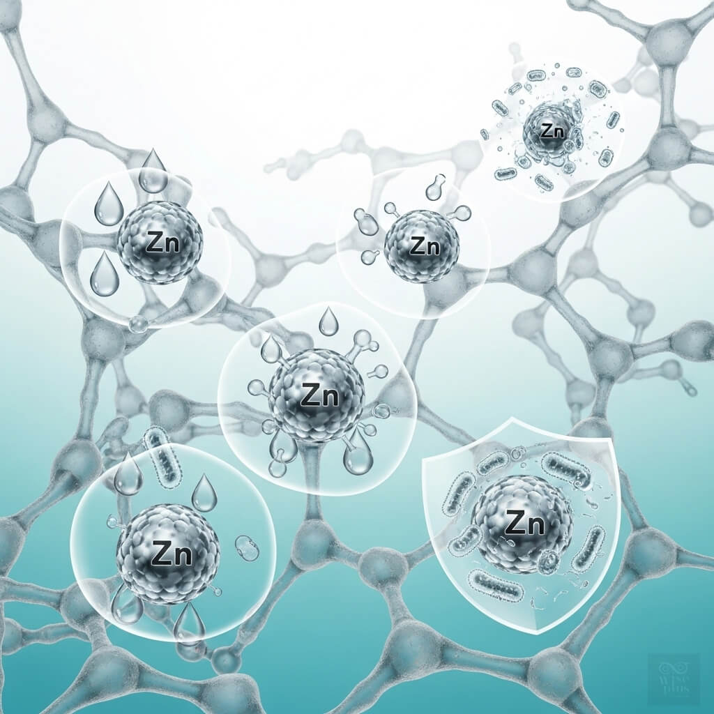 กลไกการทำงานของ Zinc Hyaluronate ในสกินแคร์
