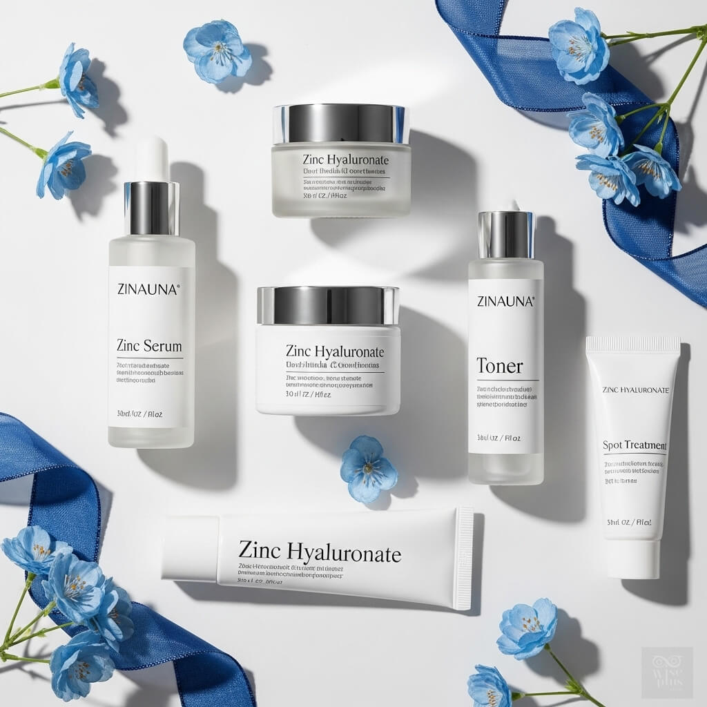 ผลิตภัณฑ์สกินแคร์ที่มี Zinc Hyaluronate