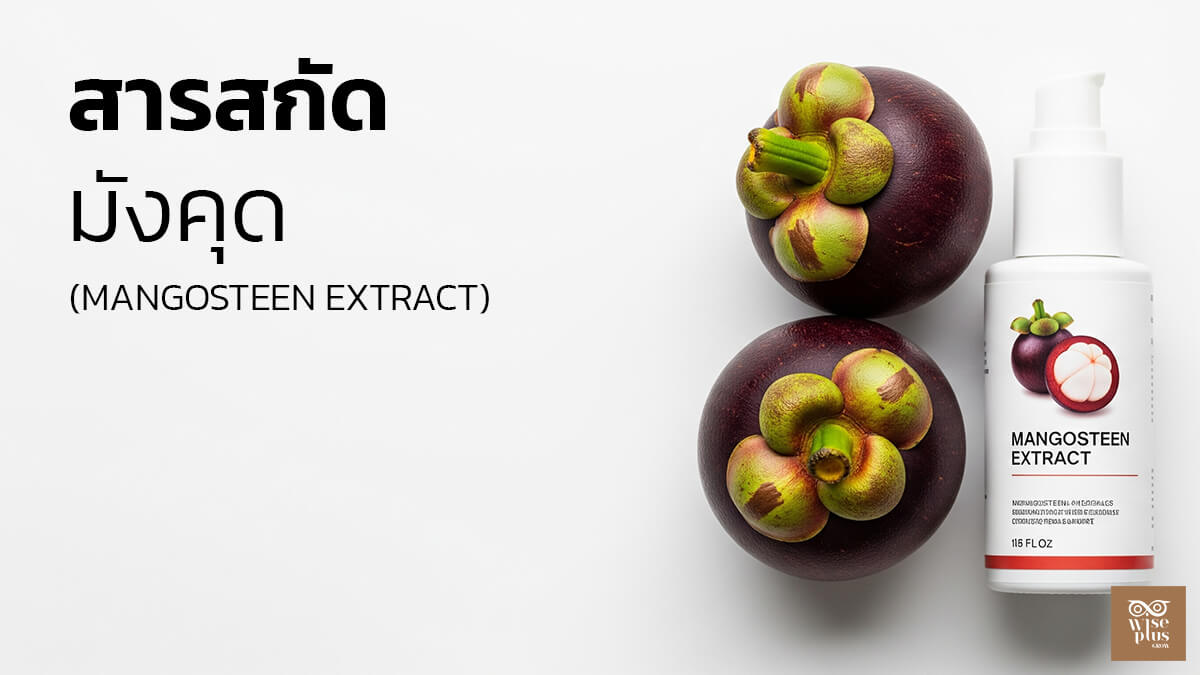 สารสกัดมังคุดเพื่อผิวกระจ่างใสและลดการอักเสบ