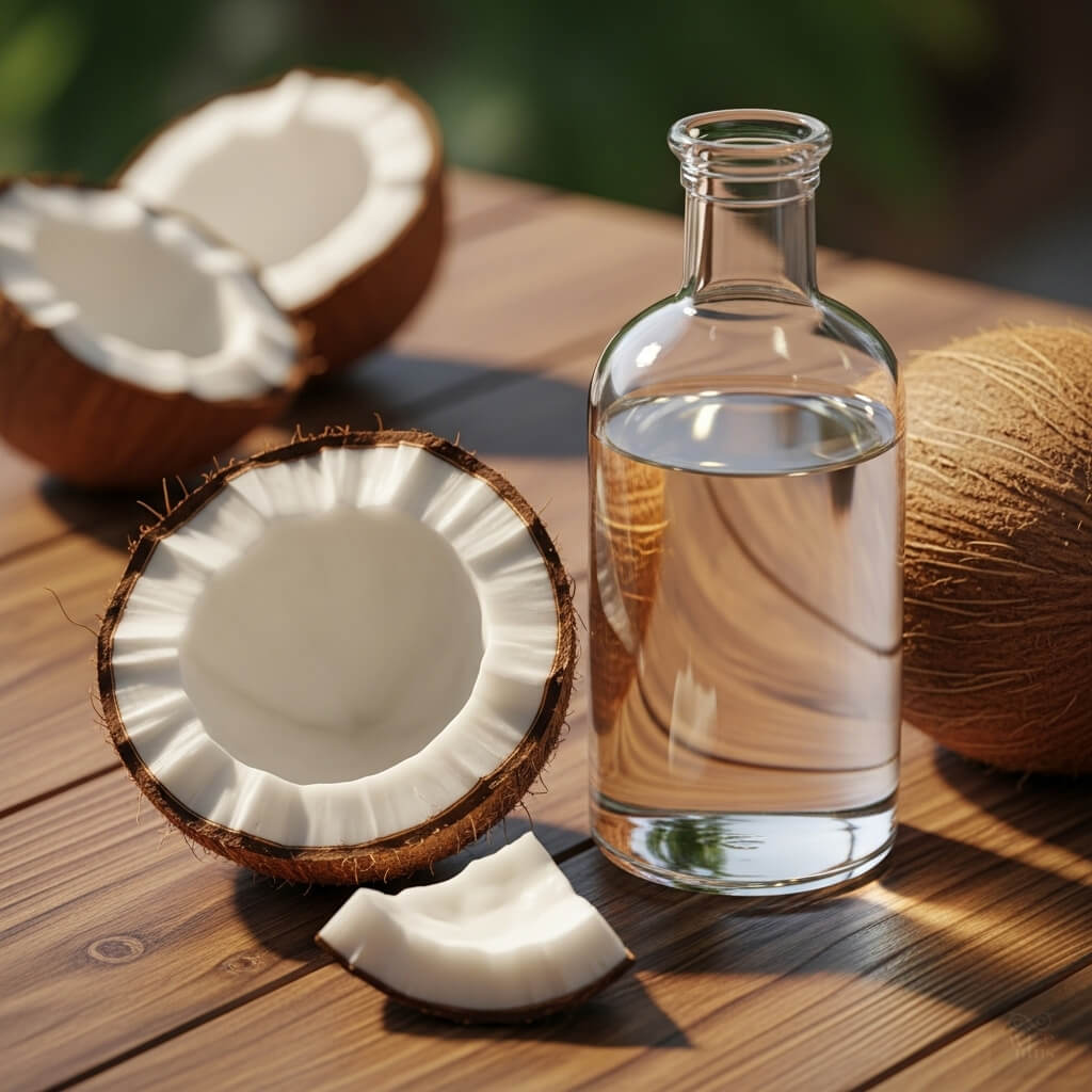 วัตถุดิบจากมะพร้าวสดเพื่อการสกัดน้ำมันมะพร้าวคุณภาพ