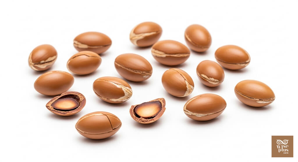 เมล็ดอาร์แกนทั้งเมล็ดและที่กะเทาะเปลือกแล้ว สำหรับผลิตภัณฑ์บำรุงผิวหรืออาหารสุขภาพ