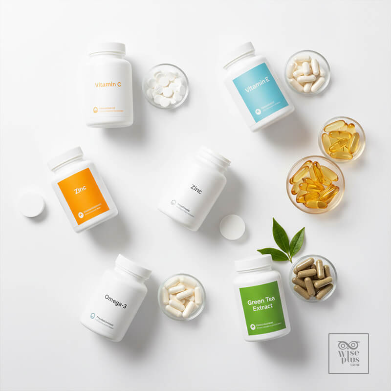 วิตามินและอาหารเสริมลดสิวที่นิยมใช้