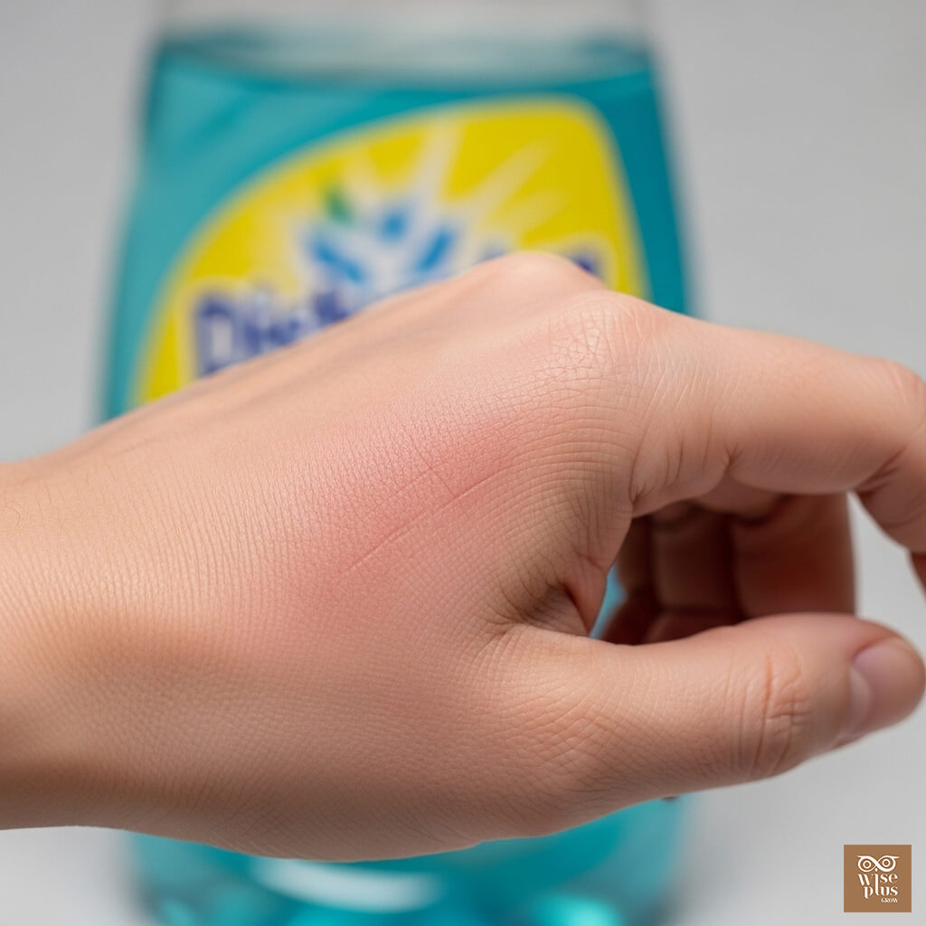 อาการคันมือจากสารเคมีในน้ำยาล้างจาน
