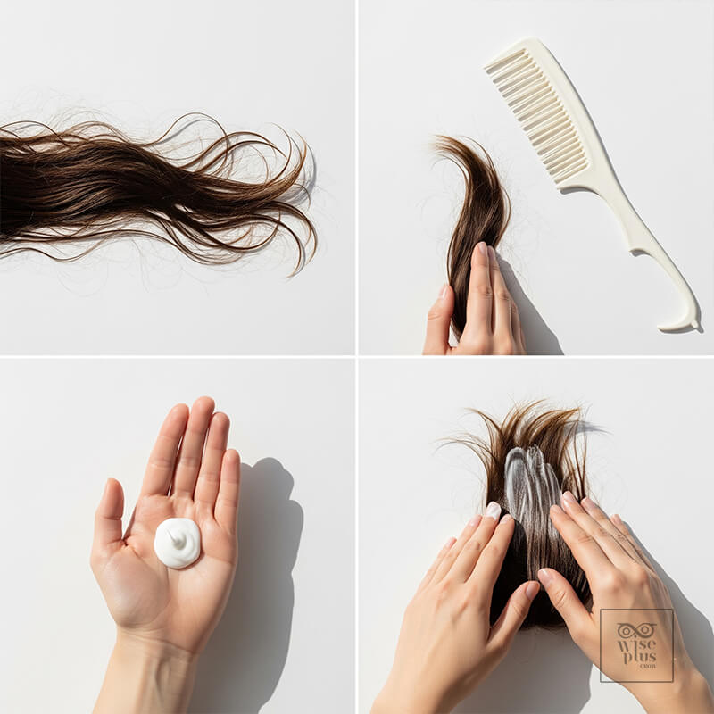 ขั้นตอนการใช้ลีฟอินโลชั่นบำรุงผม