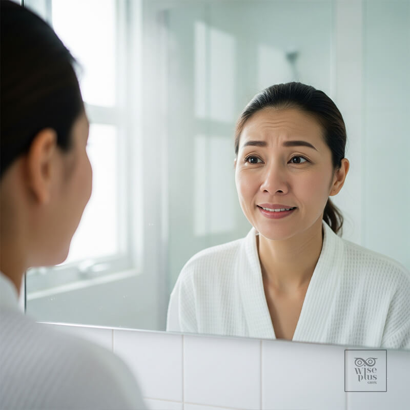 อาการผิวหน้าเหี่ยวและหมองเพราะน้ำตาล