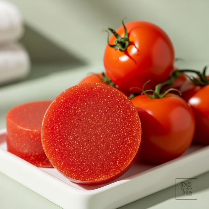 คุณประโยชน์ของสบู่สครับมะเขือเทศช่วยผลัดเซลล์ผิวและลดริ้วรอย