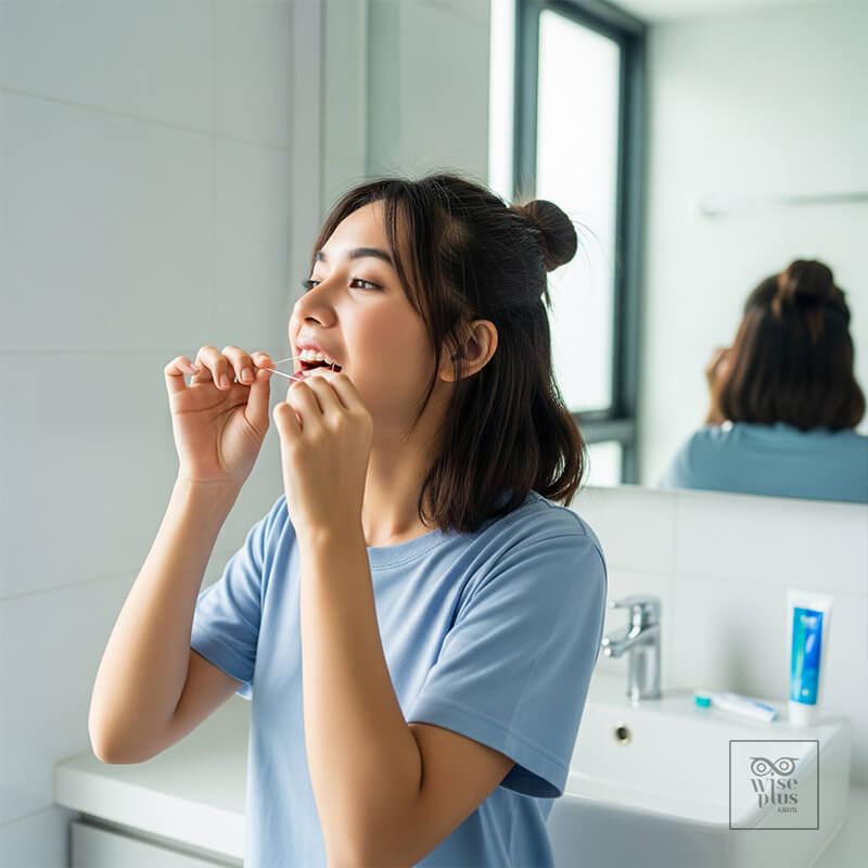 การใช้น้ำยาบ้วนปากร่วมกับไหมขัดฟันเพื่อสุขภาพช่องปาก