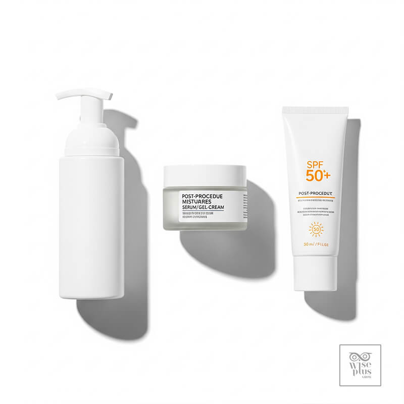สกินแคร์อ่อนโยนและกันแดดสำหรับหลังทำหัตถการ