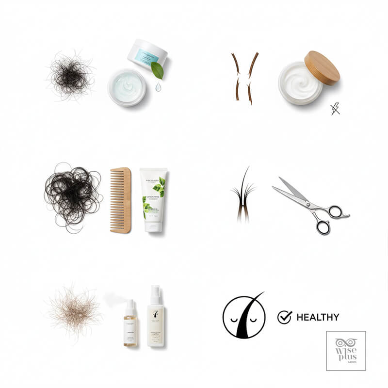 ไอเดียแก้ผมเสียแบบตรงจุดเป็นภาพคู่