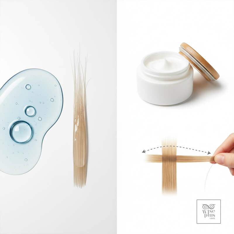 ทดสอบผมขาดชื้นหรือขาดโปรตีน