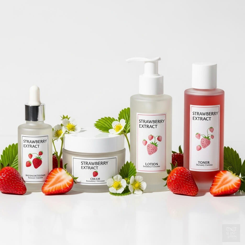 เซรั่มและสครับจากสารสกัดสตรอเบอรี่