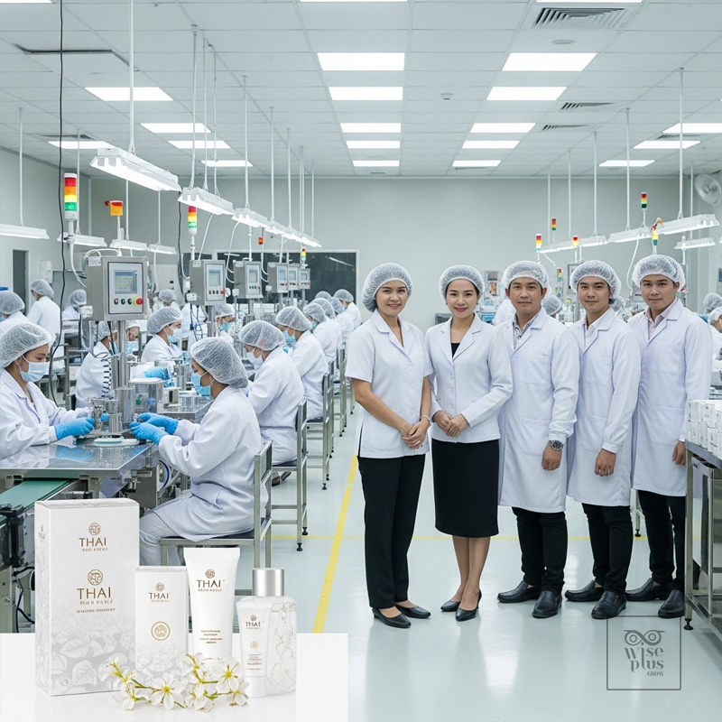 โรงงานผลิตครีมครบวงจรไวส์พลัสโกร

