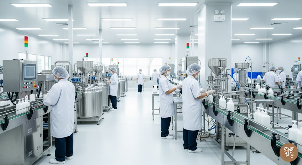 โรงงานผลิตครีมมาตรฐาน GMP สะอาดปลอดภัย
