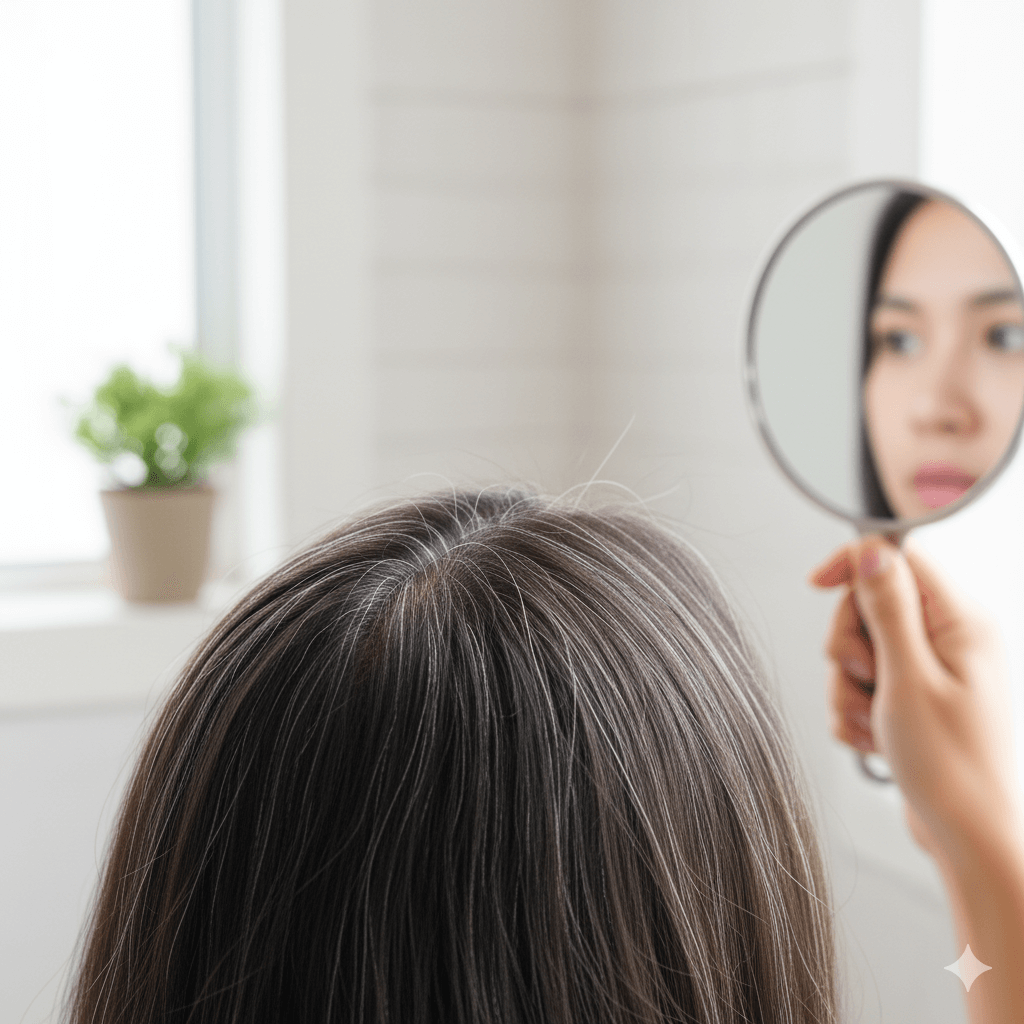 สาเหตุผมหงอกก่อนวัยจากพันธุกรรมและความเครียด