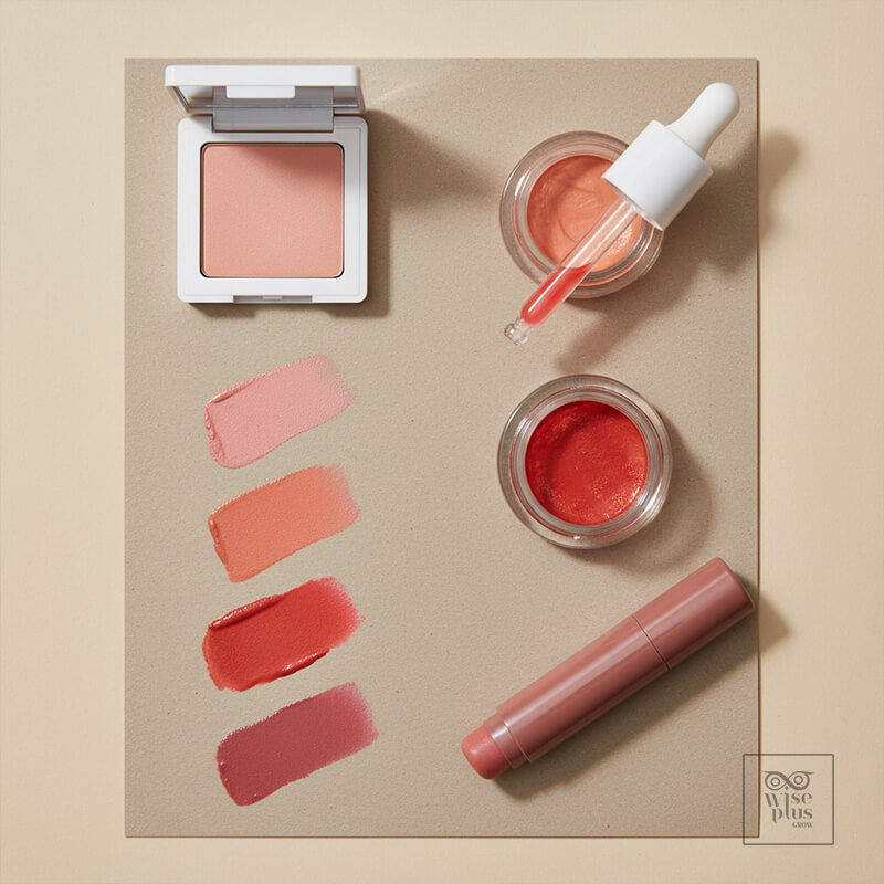 เนื้อบลัชออนหลากชนิดจากแมตต์ถึงดิวอี้ให้เลือกตามผิว