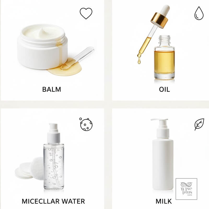 เปรียบเทียบคลีนซิ่งบาล์มกับคลีนซิ่งชนิดอื่น