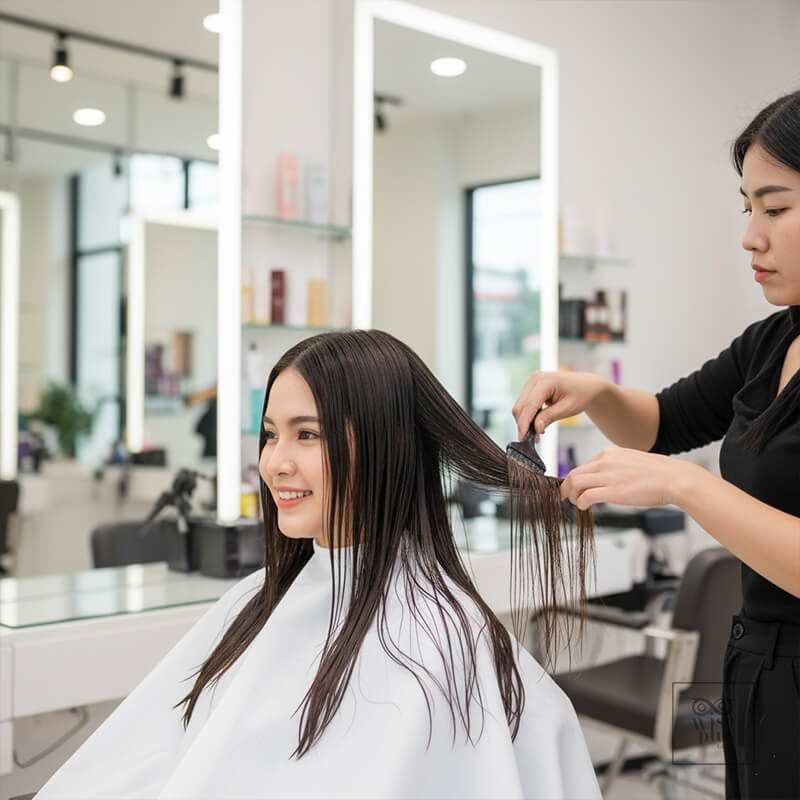 โครงสร้างเส้นผมชั้นคิวติเคิลและคอร์เทกซ์