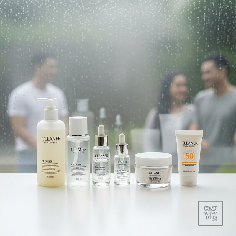 ลำดับการใช้สกินแคร์ในฤดูฝนอย่างถูกต้อง