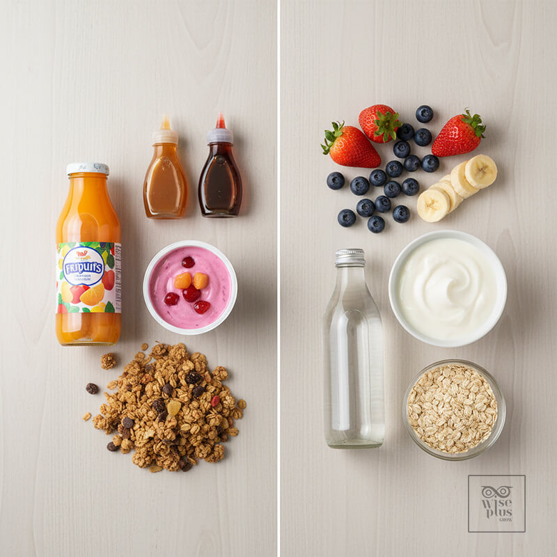 ตัวอย่างส่วนผสมสมูทตี้ที่ควรเลี่ยงเทียบตัวเลือกฉลาด