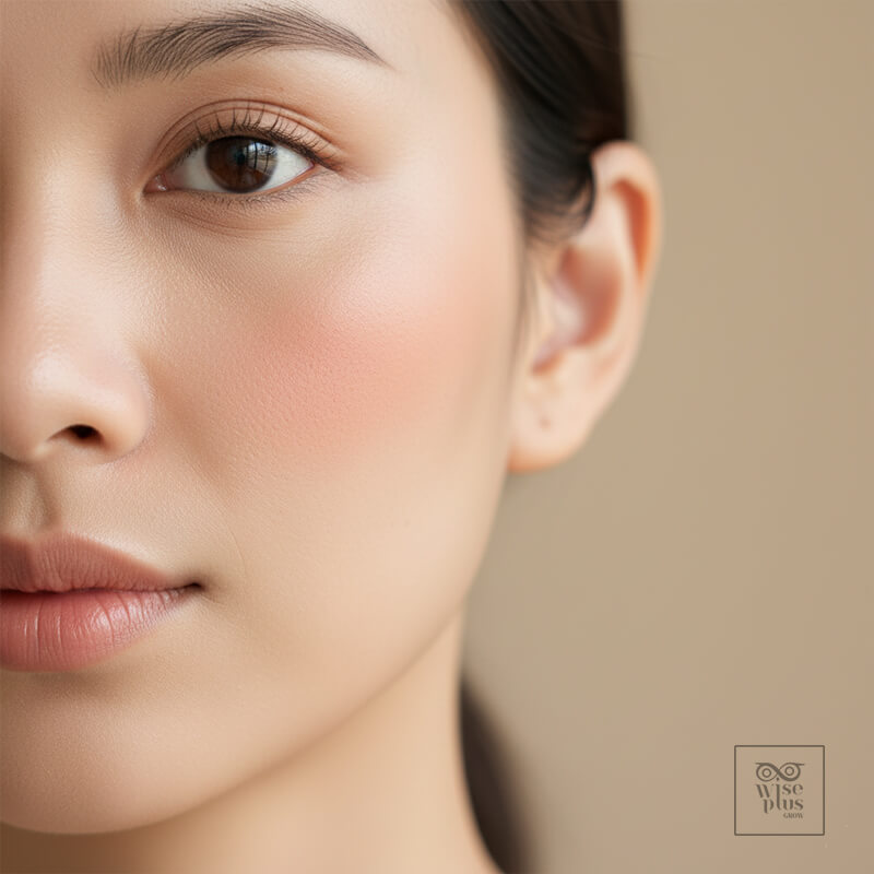 บลัชออนที่เข้ากับผิวช่วยดึงโทนเลือดฝาดดูสุขภาพดี