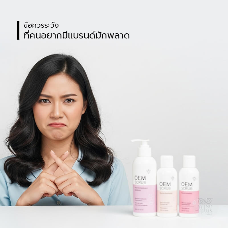 ข้อควรระวังที่คนอยากมีแบรนด์มักพลาด
