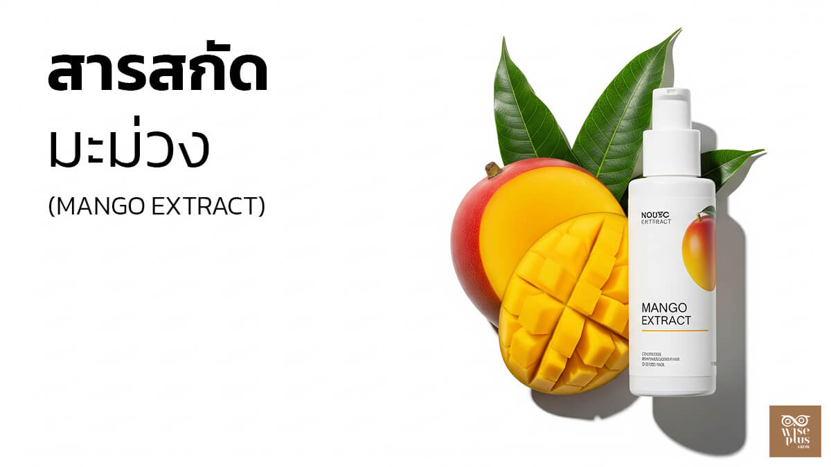 สารสกัดมะม่วงในสกินแคร์เพื่อผิวกระจ่างใส