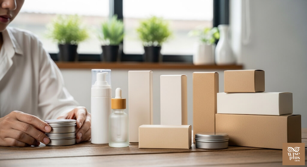 การออกแบบบรรจุภัณฑ์ครีมบำรุงผิวสไตล์มินิมอล