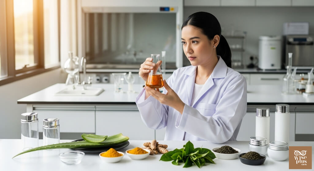 ห้องวิจัยและพัฒนาสูตรครีมบำรุงผิว