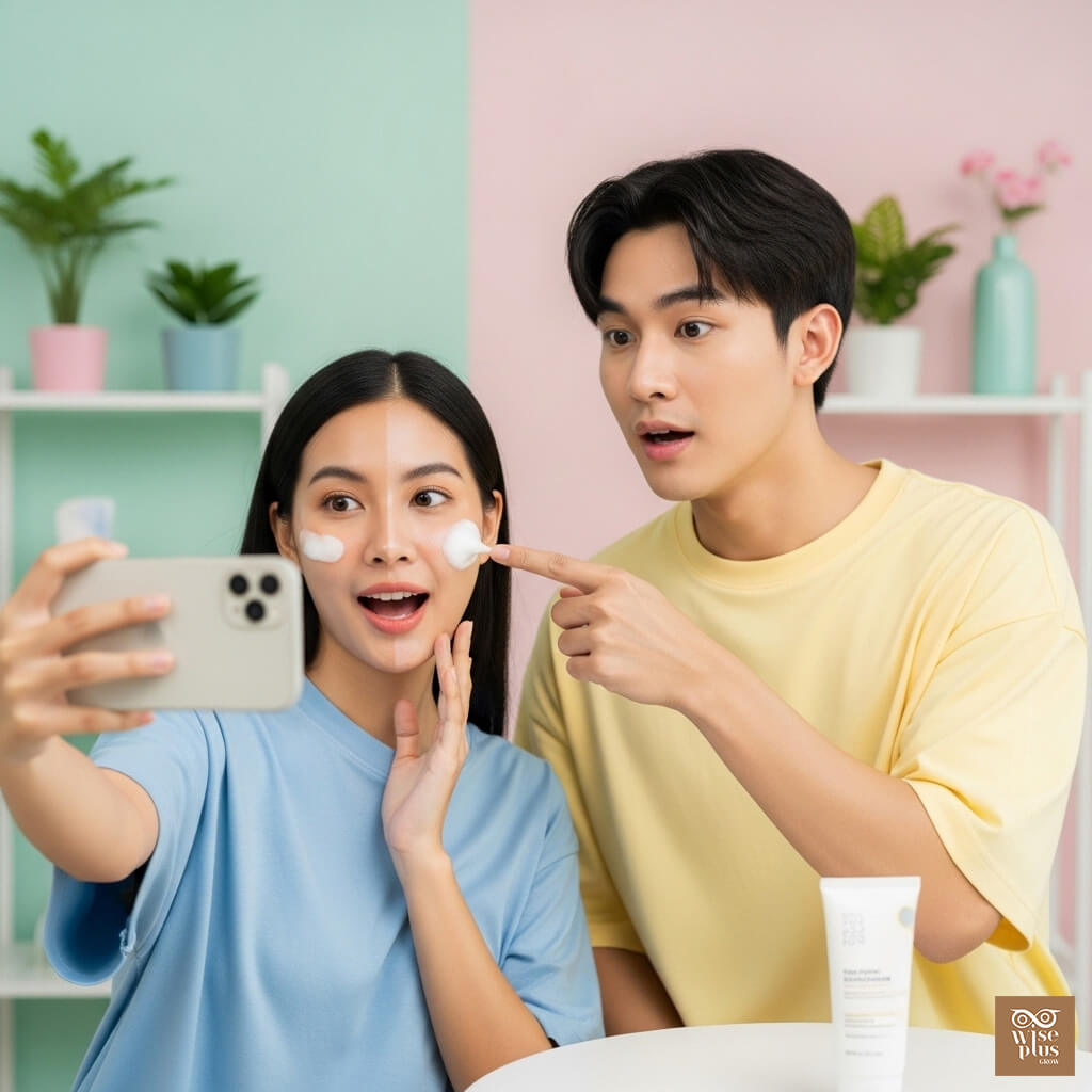 รีวิวโฟมล้างหน้าแบบไวรัลบน TikTok