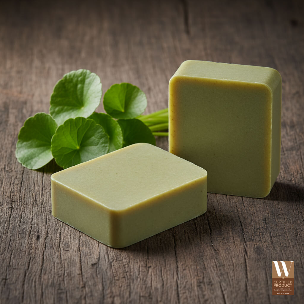 สบู่ใบบัวบก (Gotu Kola Soap)