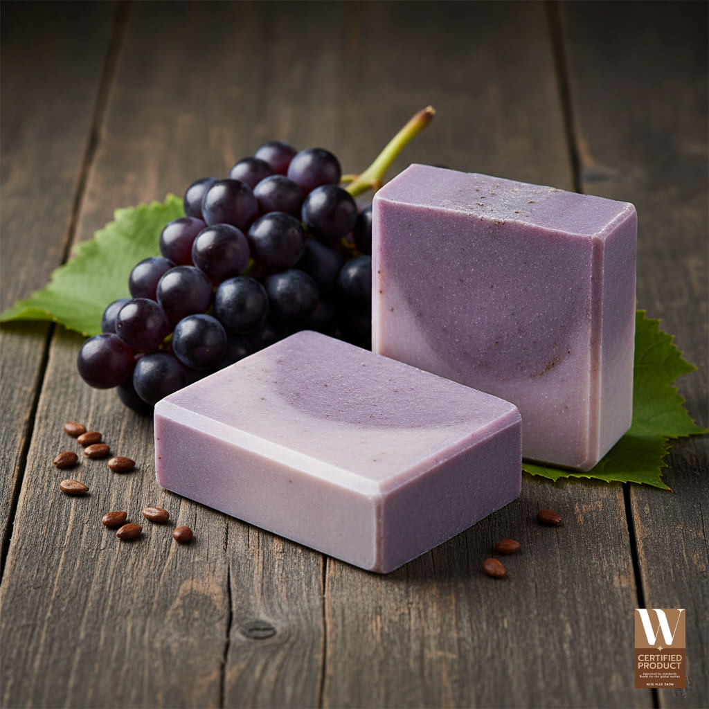 สบู่เมล็ดองุ่น (Grape Seed Soap)