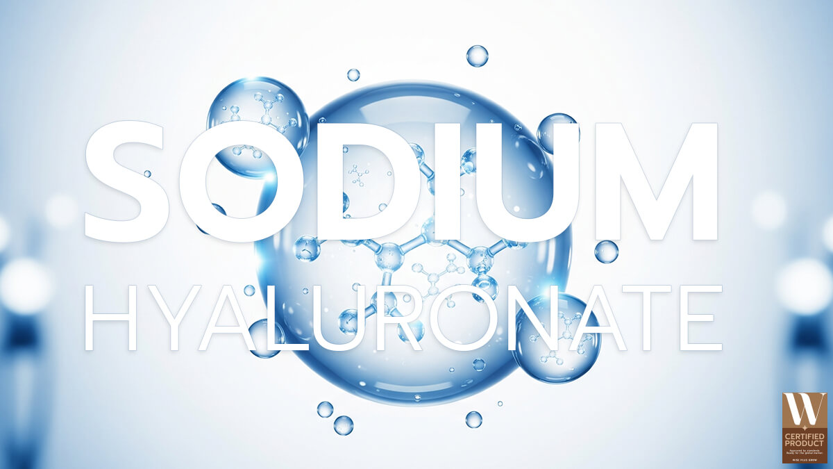สารสกัด Sodium Hyaluronate ส่วนผสมเติมน้ำให้ผิว