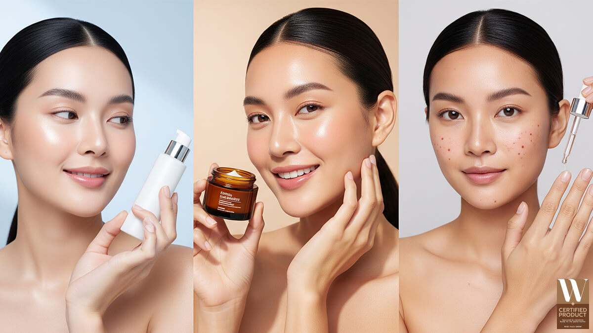 เปรียบเทียบ Whitening Brightening Lightening ในสกินแคร์