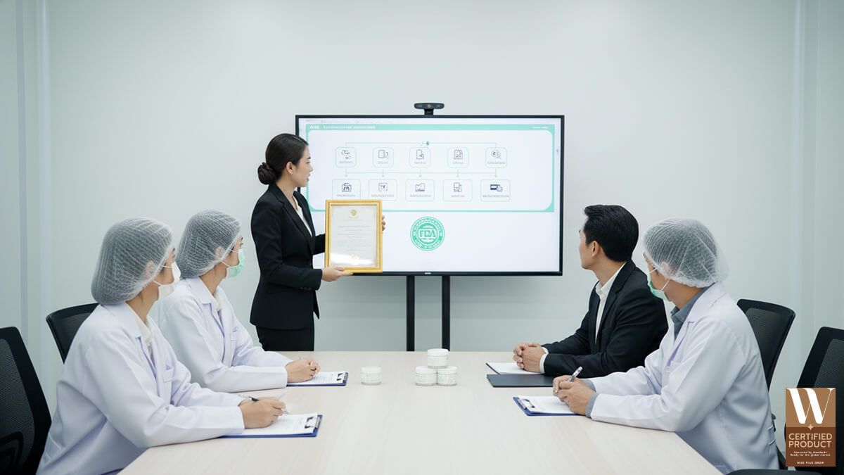 ขั้นตอนการขอรับรองมาตรฐานอยสำหรับโรงงานผลิตครีมขนาดกลางและขนาดเล็ก
