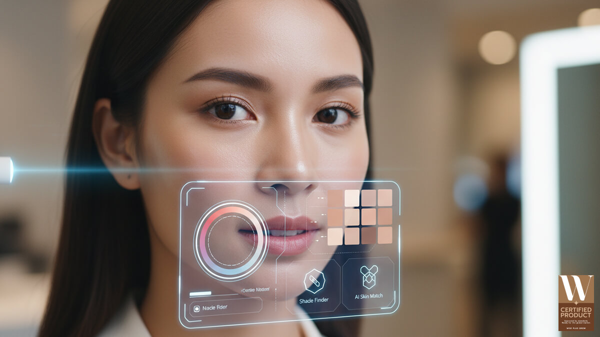 เทคโนโลยี Shade Finder และ AI Skin Match สำหรับเลือกเฉดสีรองพื้น
