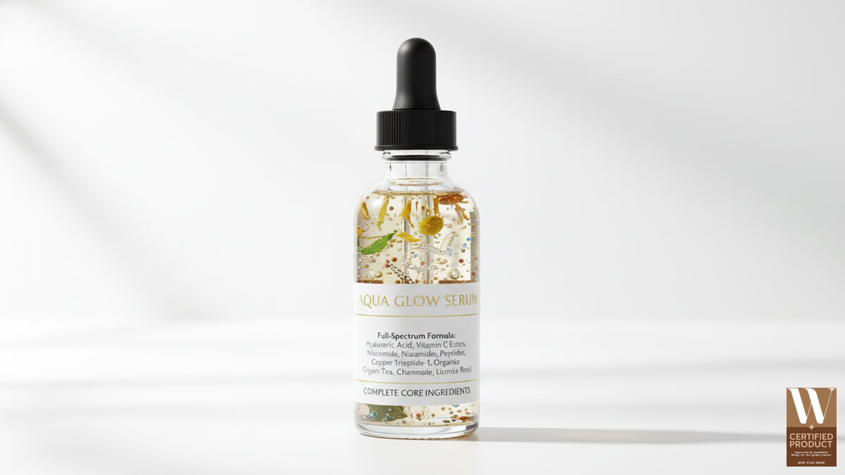 เซรั่มลดริ้วรอยสูตรครบแกนในหนึ่งขวด