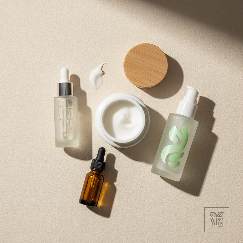 สูตรสกินแคร์ที่ผสมเซราไมด์ไฮยาลูรอนิกไนอะซินาไมด์