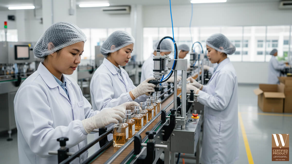 ขั้นตอนการผลิตน้ำหอมเชิงพาณิชย์อย่างถูกต้อง