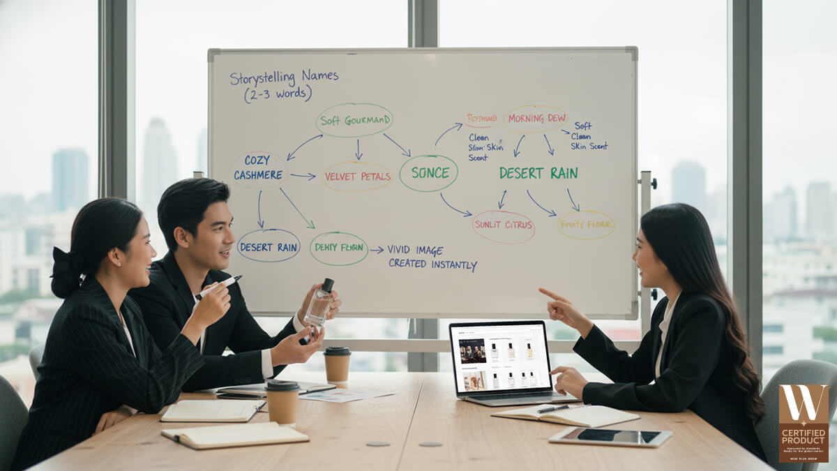 องค์ประกอบที่ทำให้ชื่อกลิ่นน้ำหอมโดดเด่นและจำง่าย