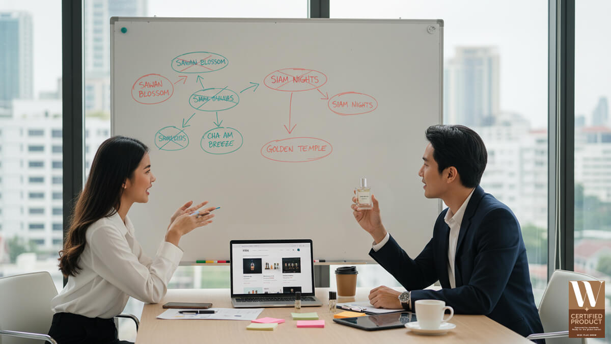 กลยุทธ์การตั้งชื่อกลิ่นน้ำหอมให้ติดหูและจำง่ายในตลาดออนไลน์