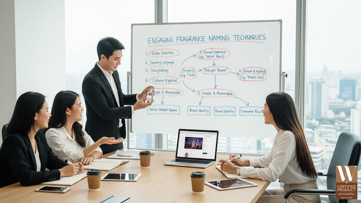 เทคนิคตั้งชื่อกลิ่นน้ำหอมให้ดึงดูดใจในตลาดออนไลน์