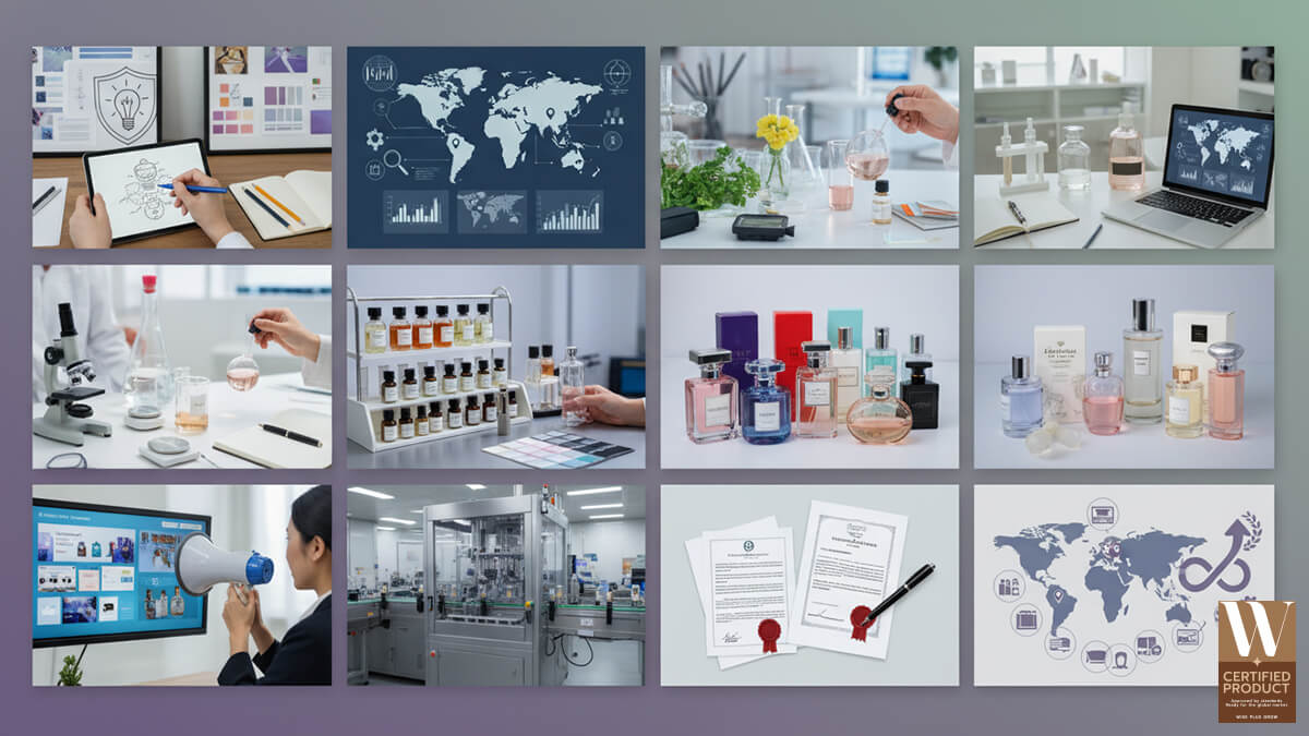 ขั้นตอนสร้างแบรนด์น้ำหอมครบวงจรตั้งแต่แนวคิดจนถึงสินค้าพร้อมจำหน่าย